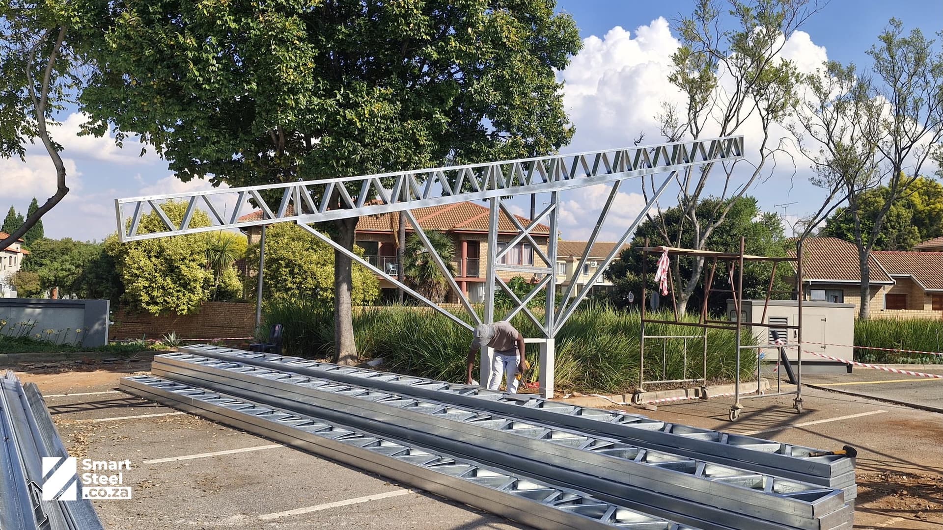 Centurion Golf Club solar carport parking bays