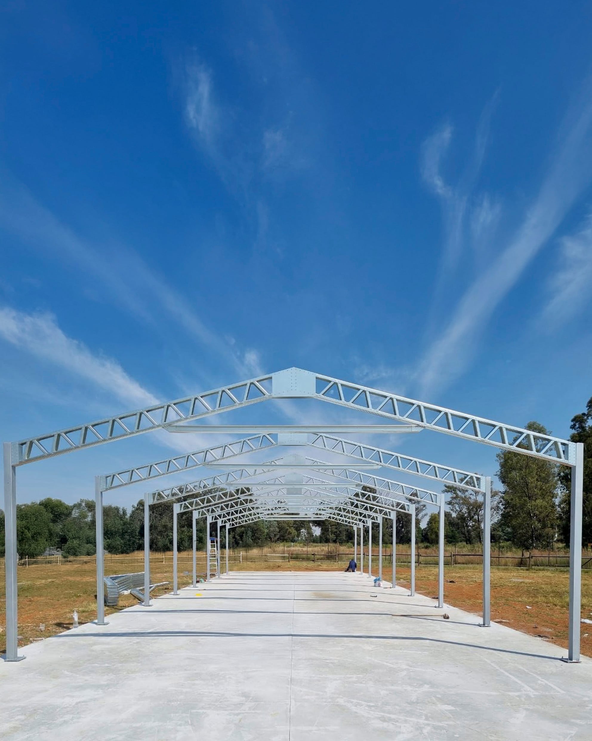 Smart Steel lightweight steel warehouse systems in South Africa