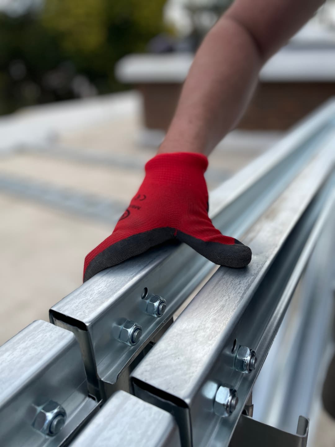 Solar-ready steel structure