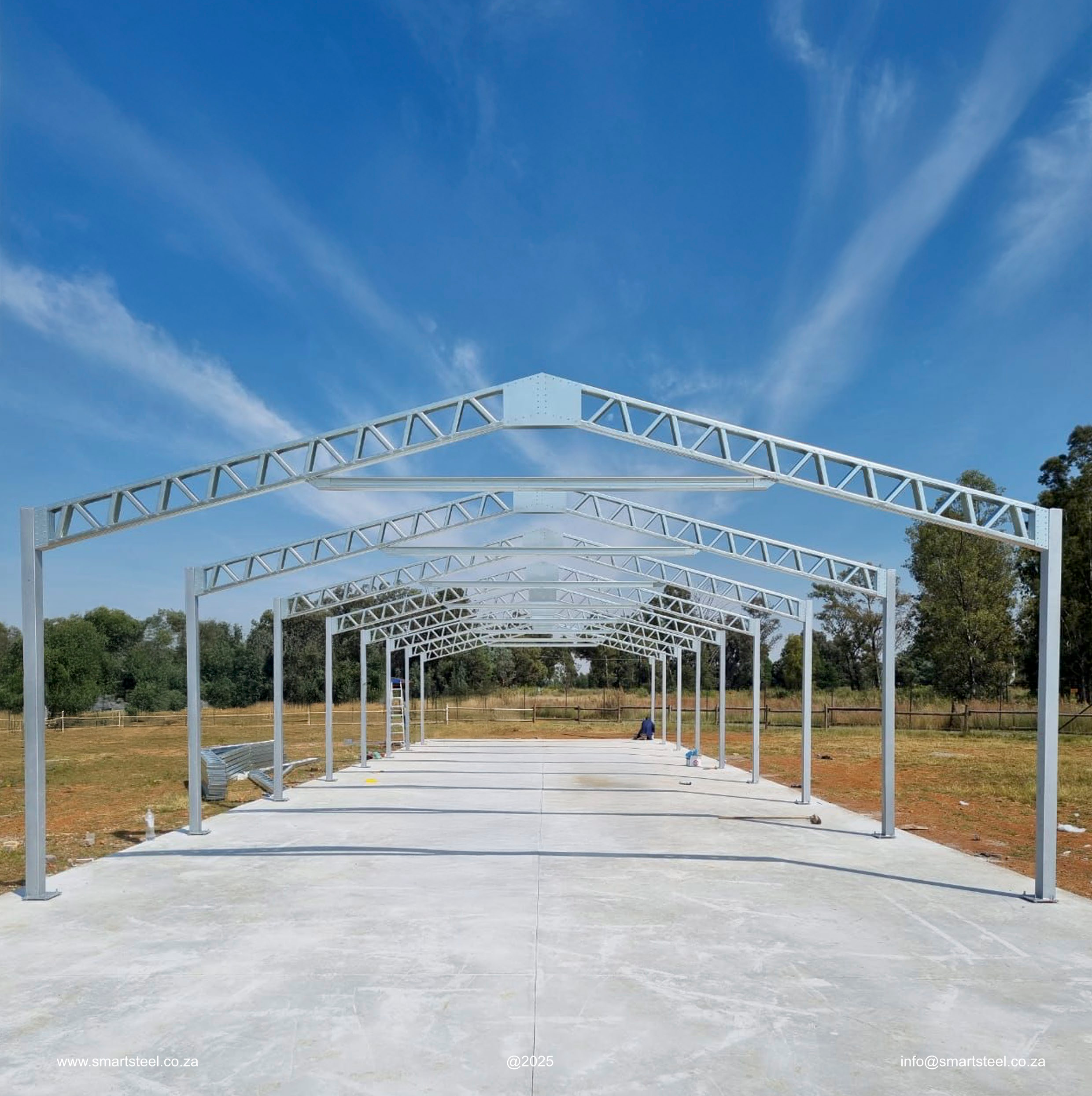 Lightweight Steel Warehouse in South Africa